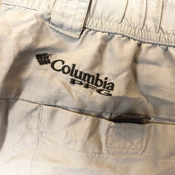 Columbia PFG Mens Cargo Short 38 Omni Shade Outdoors Camping Gray Casual - Picture 12 of 15
